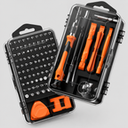 115PCS Precision Screwdriver Set, Magnetic Electronics Repair Tool Kit with 98 S2 Steel Bits, Extension Rod, Tweezers, Pry Bars and Opening Picks, High Hardness Screwdriver Repair Tool Kit for Phone, Laptop, Watch, Glasses, Gift for Men and Women