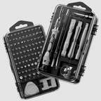 115PCS Precision Screwdriver Set, Magnetic Electronics Repair Tool Kit with 98 S2 Steel Bits, Extension Rod, Tweezers, Pry Bars and Opening Picks, High Hardness Screwdriver Repair Tool Kit for Phone, Laptop, Watch, Glasses, Gift for Men and Women