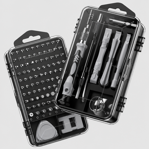 115PCS Precision Screwdriver Set, Magnetic Electronics Repair Tool Kit with 98 S2 Steel Bits, Extension Rod, Tweezers, Pry Bars and Opening Picks, High Hardness Screwdriver Repair Tool Kit for Phone, Laptop, Watch, Glasses, Gift for Men and Women