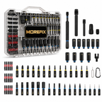 80PCS Socket Screwdriver Set, Magnetic Screwdriver Bit Set with Nut Drivers, Precision Bits, Driver Handle, Extension Adapter and Clear Storage Case, Multi-Function Tool Kit for Phone, Laptop, Home Repair, Garage, DIY