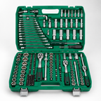 216PCS Hand Tool Set, Mechanics Tool Kit with Socket Wrench Set, Ratchets, Combination Wrenches, Screwdrivers, Bits and Extension Bars, Portable Tool Box Set for Auto Repair, Home Maintenance, Garage, DIY Projects, Gift for Men